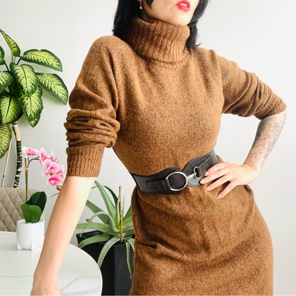 Vero Moda Sweaters - Vero Moda Wool Blend Sweater Dress with Chunky Turtleneck